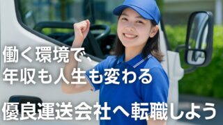 【優良企業】転職先にしたい運送会社とは?