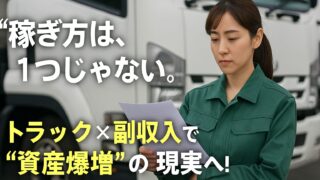 行動して収入源を複数持てば資産は爆増する!【ドライバーができる資産形成術】
