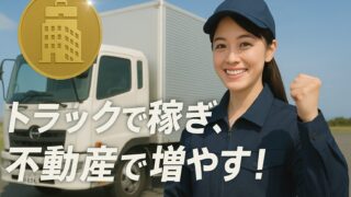 【副業】トラックドライバーが不動産投資で収益を得る方法とそのメリット